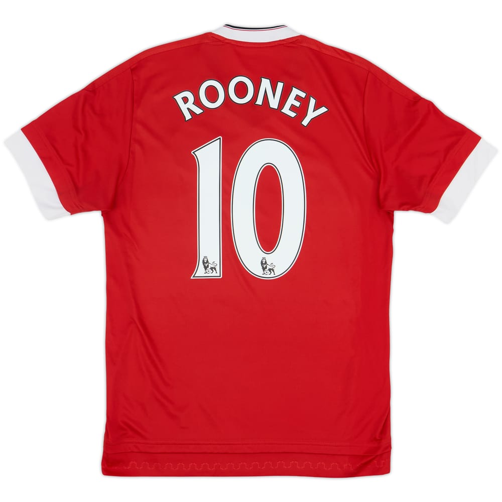 2015-16 Manchester United Home Shirt Rooney #10 - 6/10 - (S)