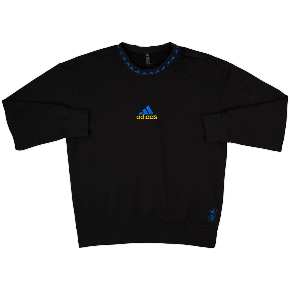 2021-22 Manchester United adidas Sudadera - 8/10 - (XL)