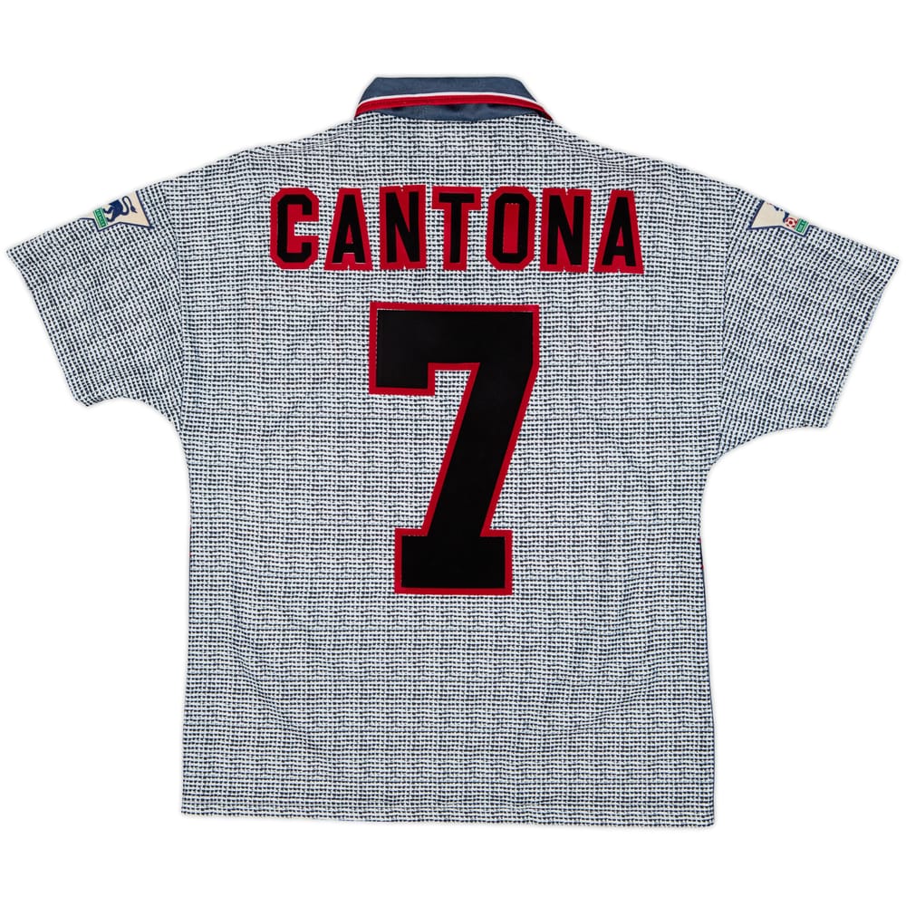 1995-96 Manchester United Away Shirt Cantona #7 - 8/10 - (Y)