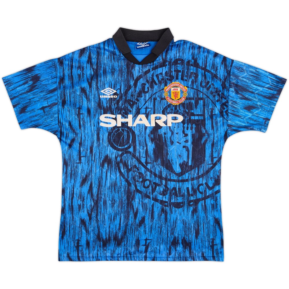 1992-93 Manchester United Camiseta Visitante - 7/10 - (L)