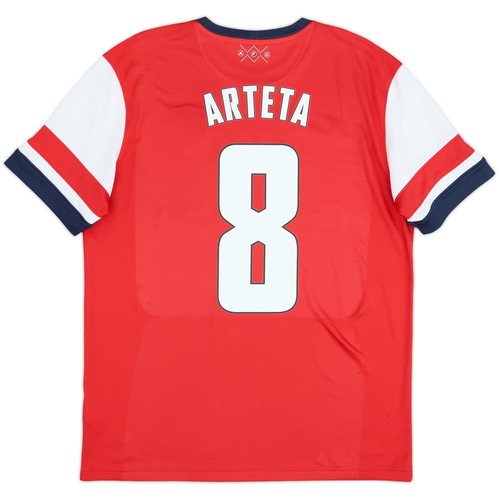 2012-14 Arsenal Home Shirt Arteta #8 - 8/10 - (L)