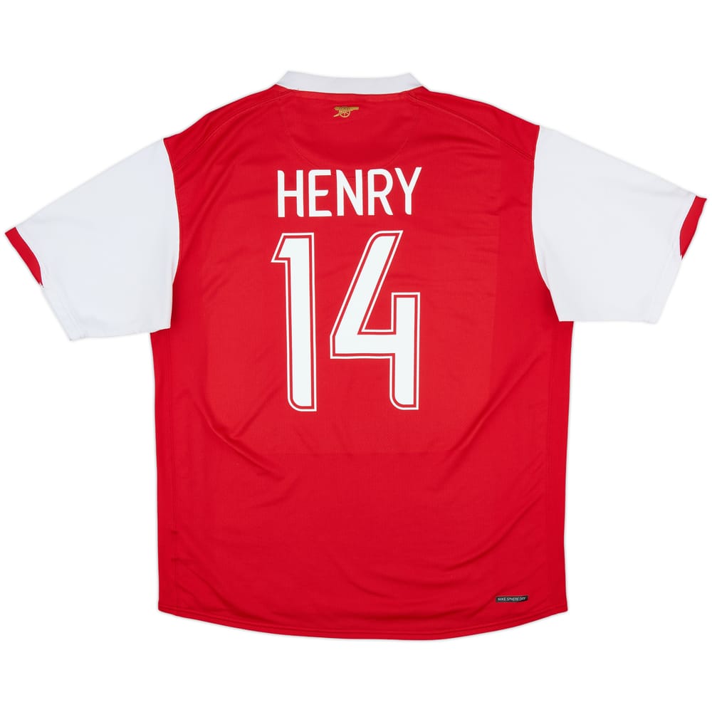 2006-08 Arsenal Camiseta Local Henry #14 - 6/10 - (L)