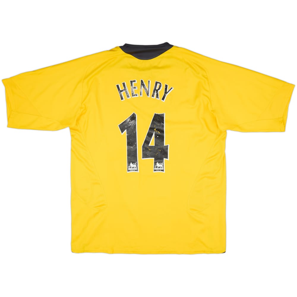 2005-06 Arsenal Away Shirt Henry #14 - 5/10 - (XL)