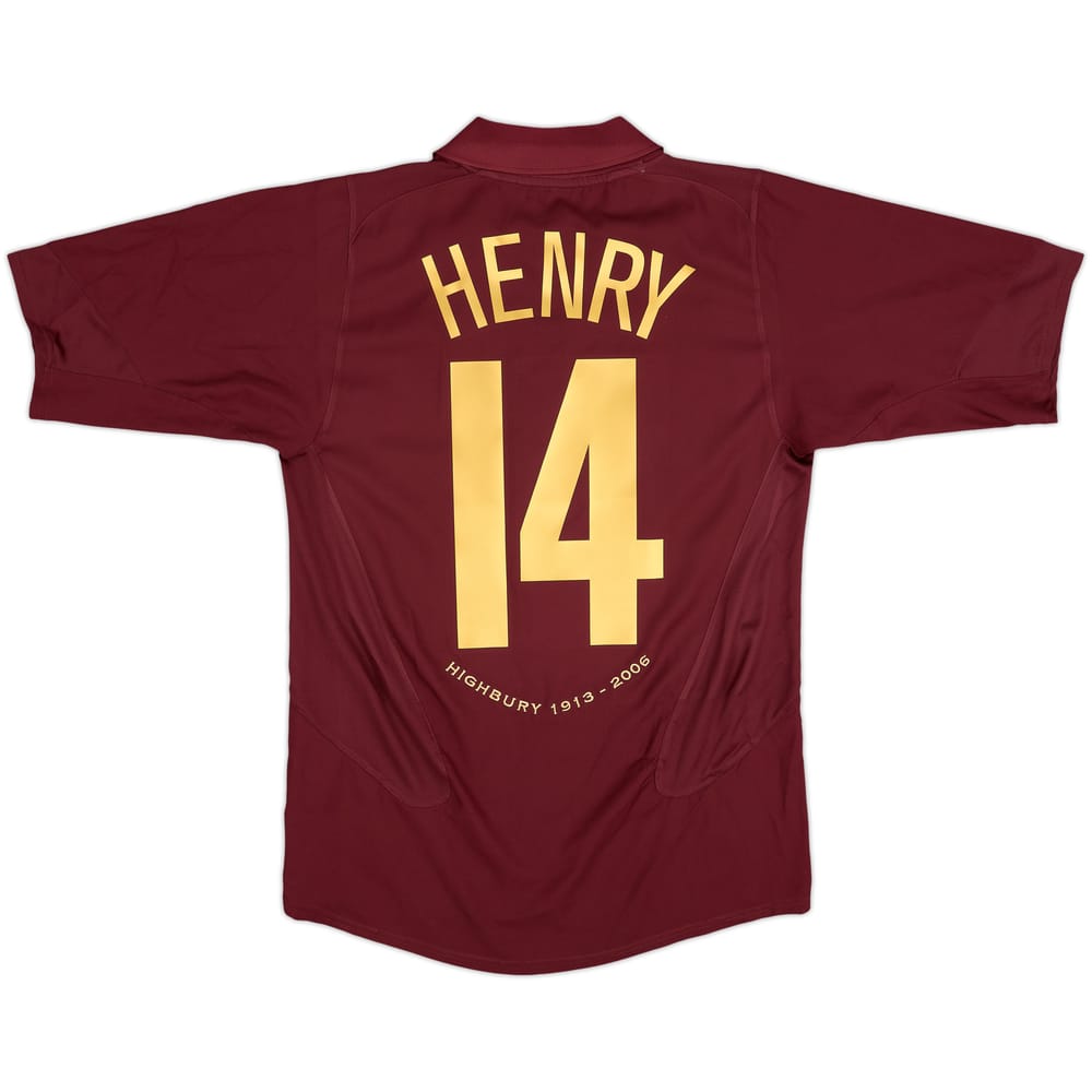 2005-06 Arsenal Home Shirt Henry #14 - 9/10 - (S)