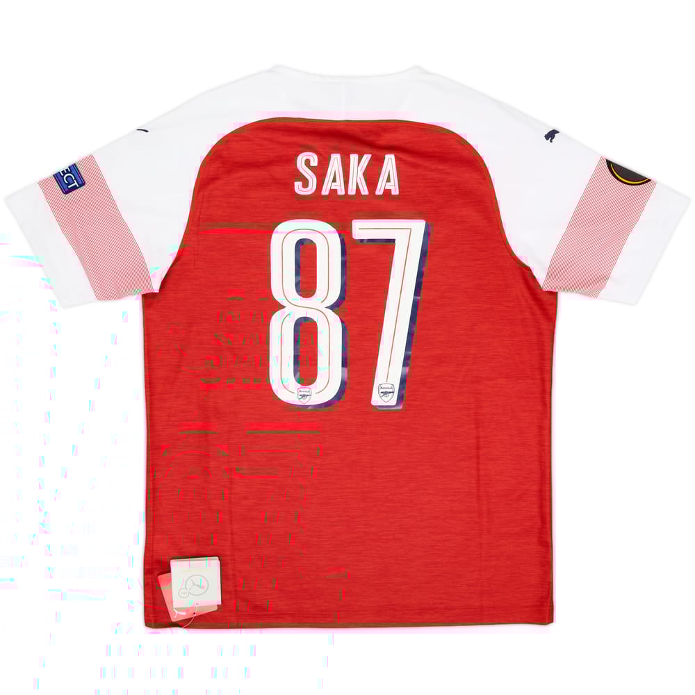 2018-19 Arsenal Home Shirt Saka #87 (L)