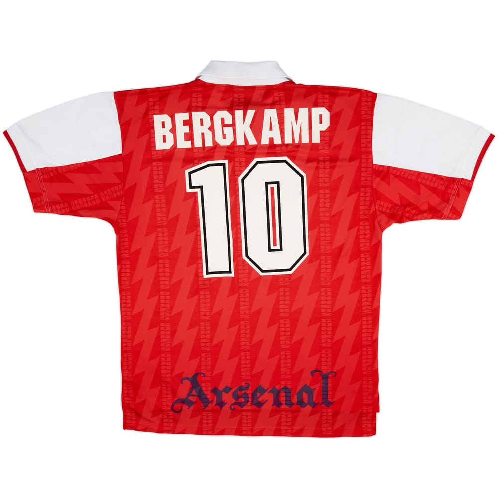 1994-96 Arsenal Home Shirt Bergkamp #10 - 8/10 - (XL)