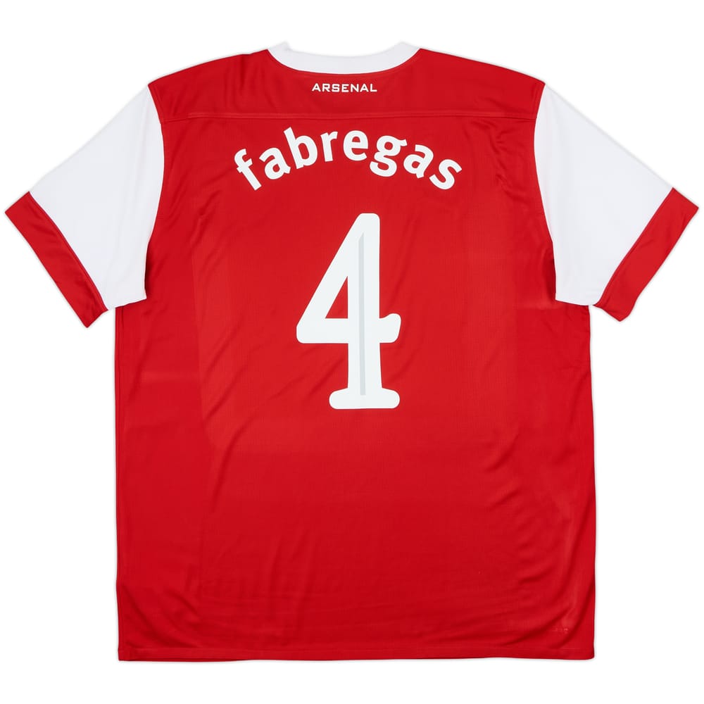 2010-11 Arsenal Home Shirt Fabregas #4 - 6/10 - (XL)