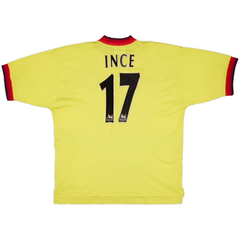 1997-99 Liverpool Away Shirt Ince #17 - 7/10 - (L)