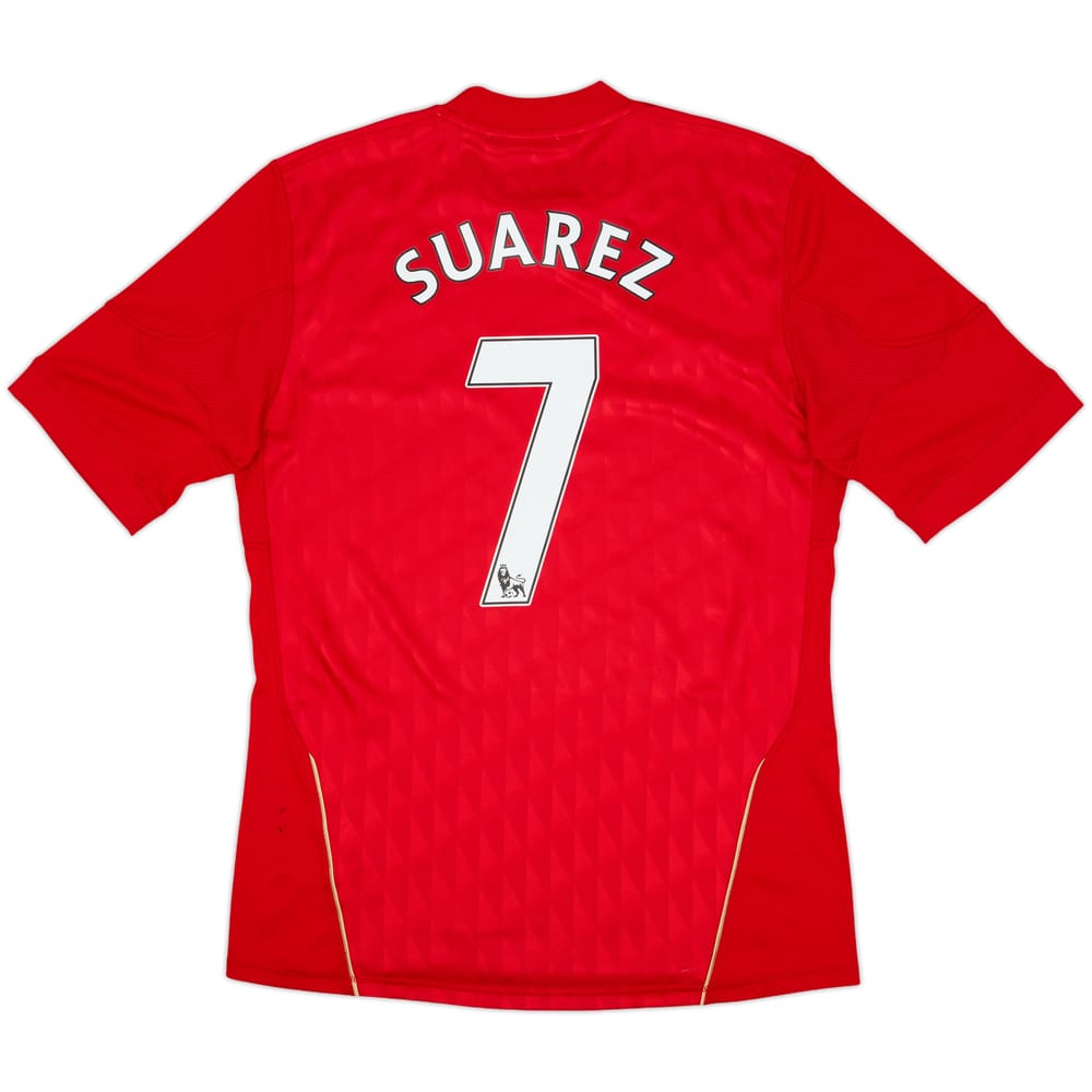 2010-12 Liverpool Home Shirt Suarez #7 - 6/10 - (M)