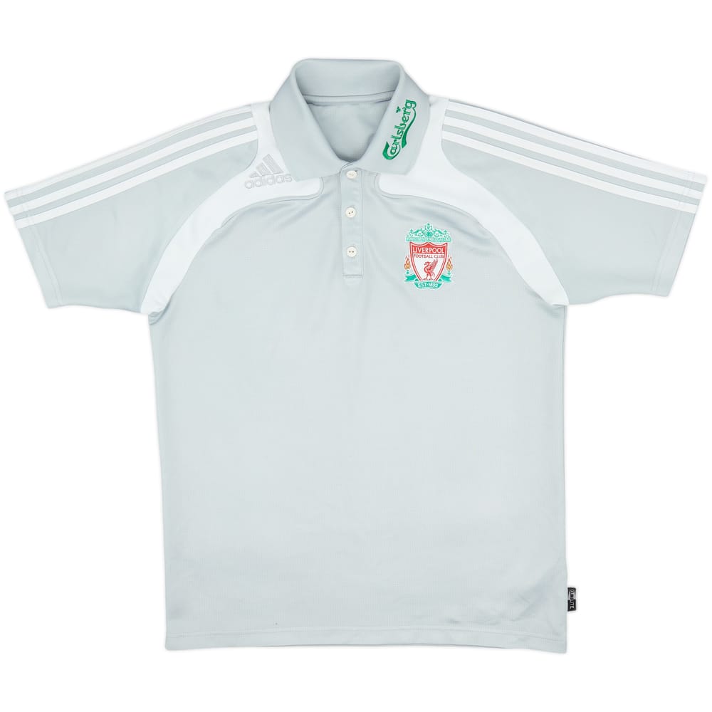 2008-09 Liverpool adidas Polo Shirt - 6/10 - (M)