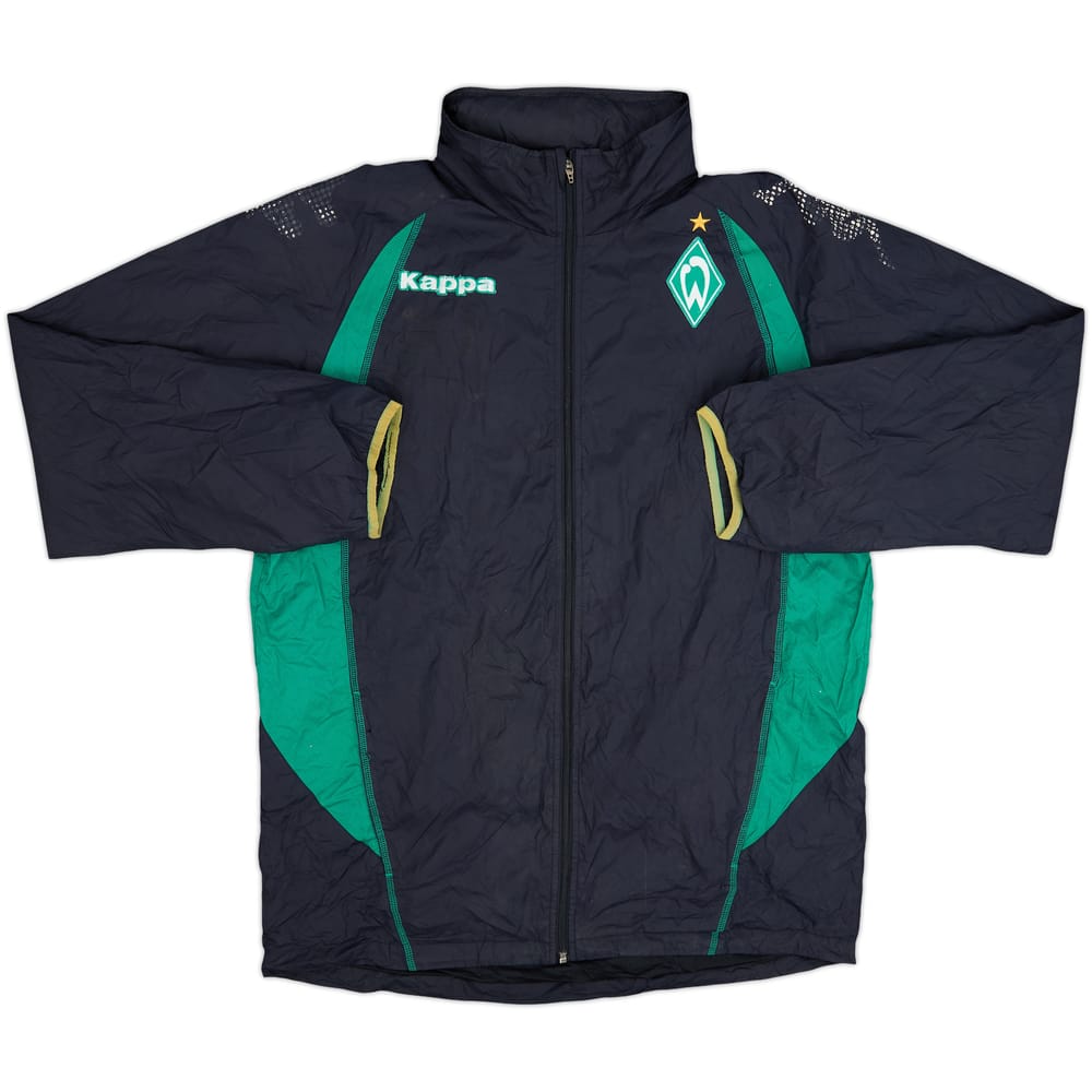 Chaqueta de lluvia con capucha Kappa del Werder Bremen 2008-09 - 5/10 - (XL)