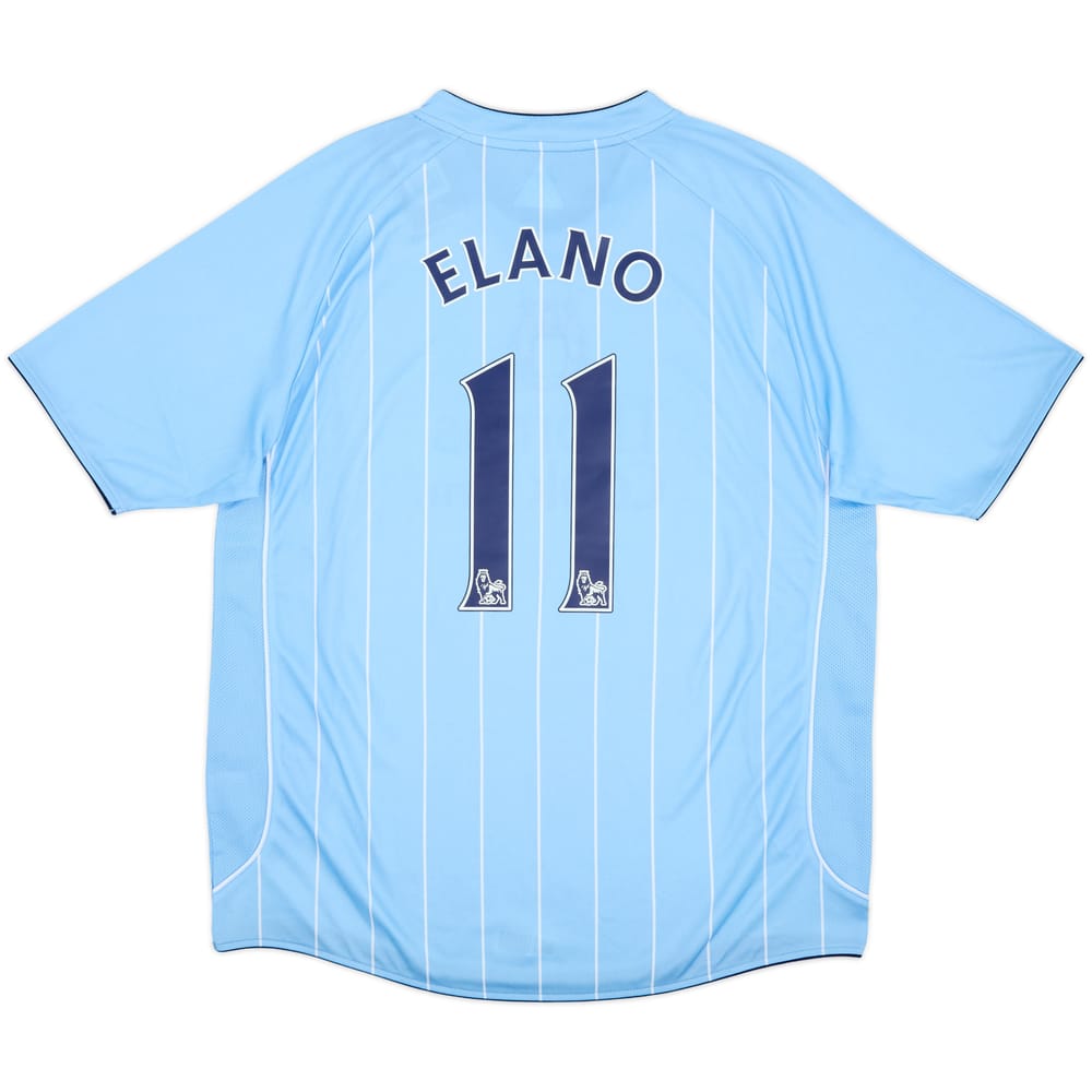 2007-08 Manchester City Home Shirt Elano #11 (XL)