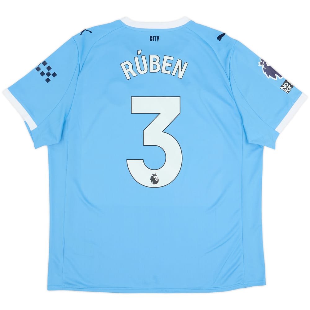 2025-26 Manchester City Home Shirt Ruben #3 - 10/10 - (XL)