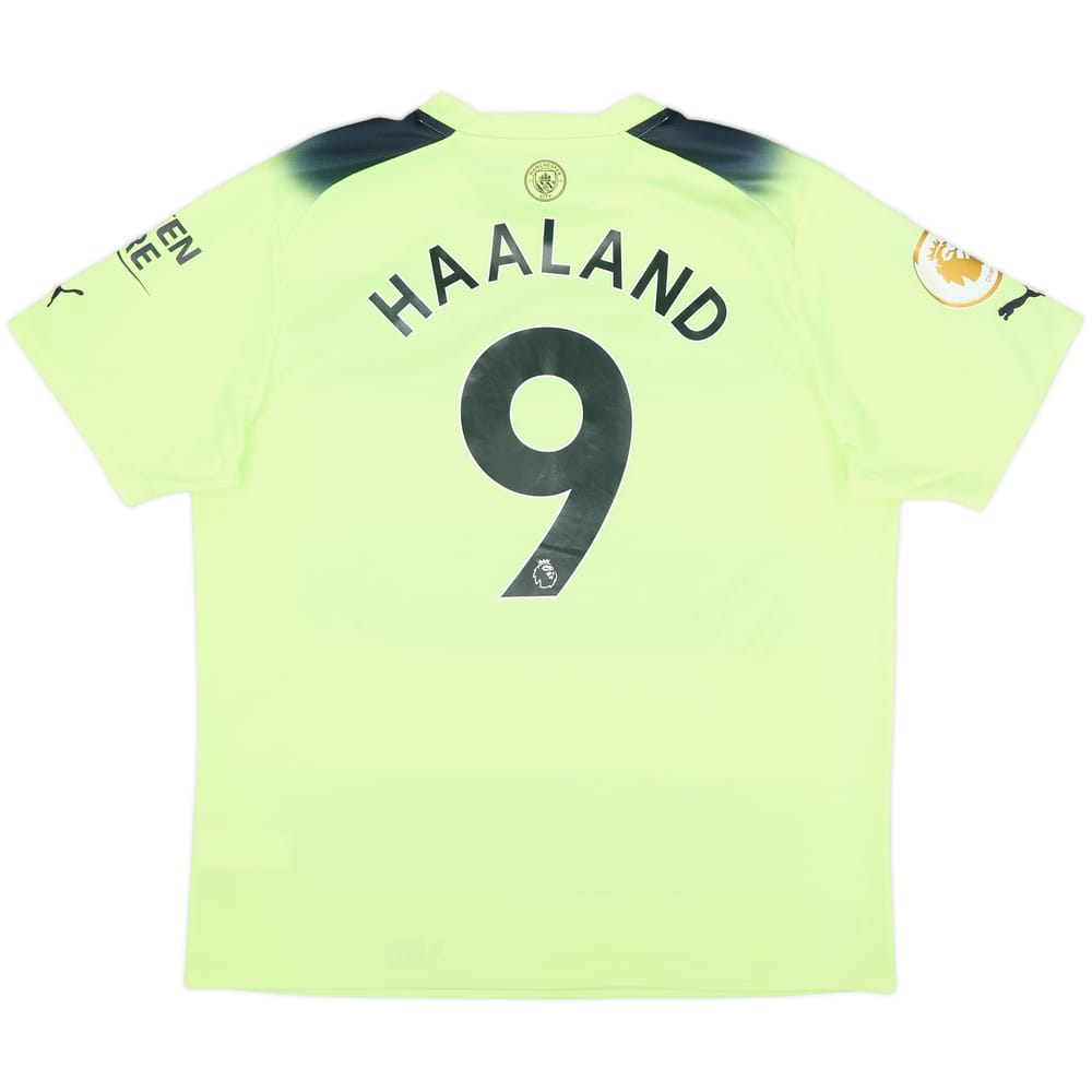 2022-23 Manchester City Third Shirt Haaland #9 - 8/10 - (XL)