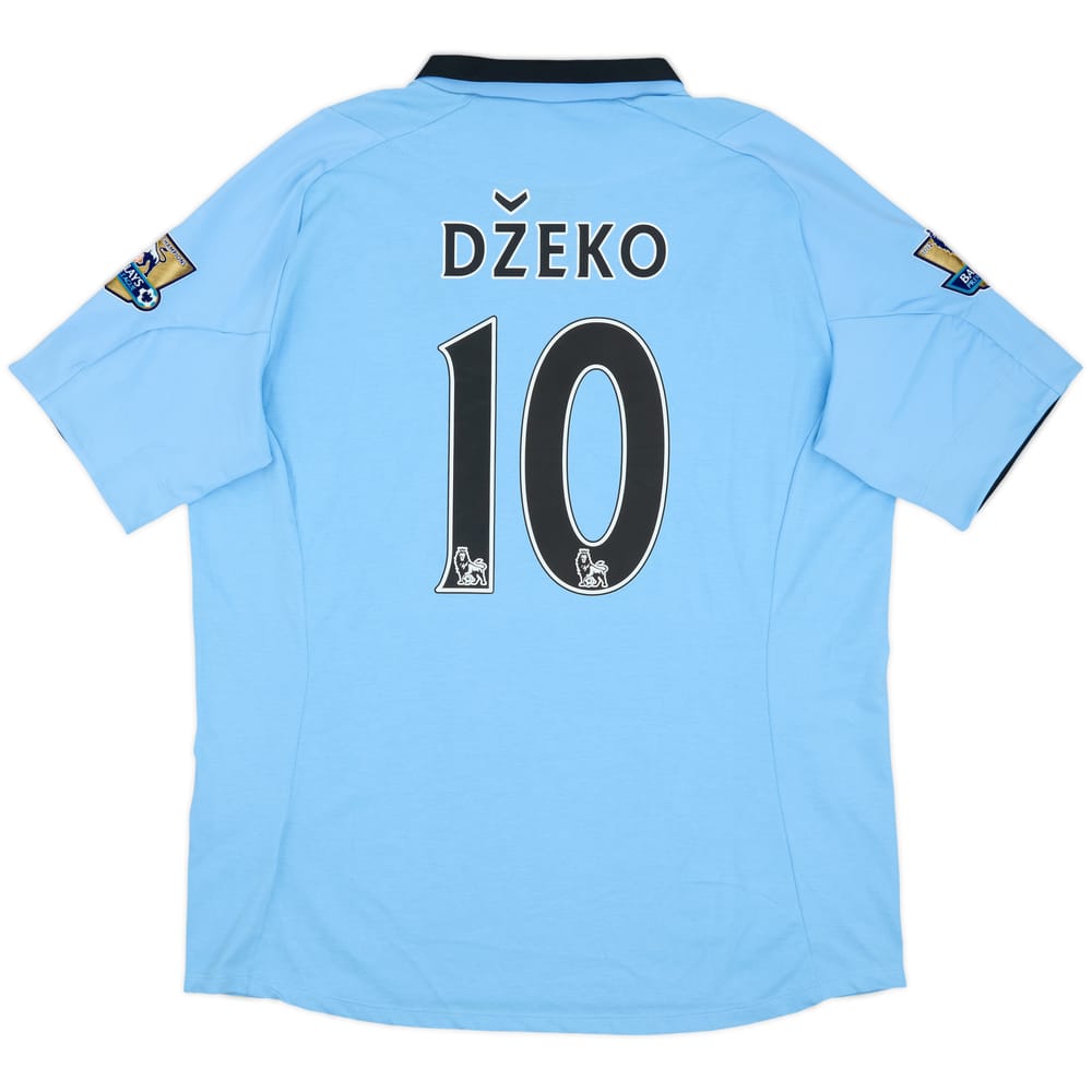 2012-13 Manchester City Camiseta Local Dzeko #10 (XL)