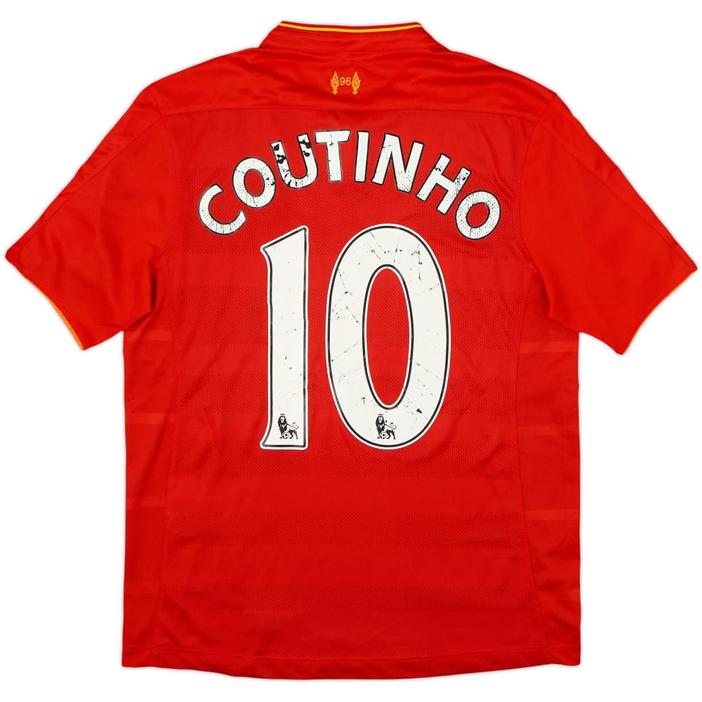2016-17 Liverpool Home Shirt Coutinho #10 - 5/10 - (S)