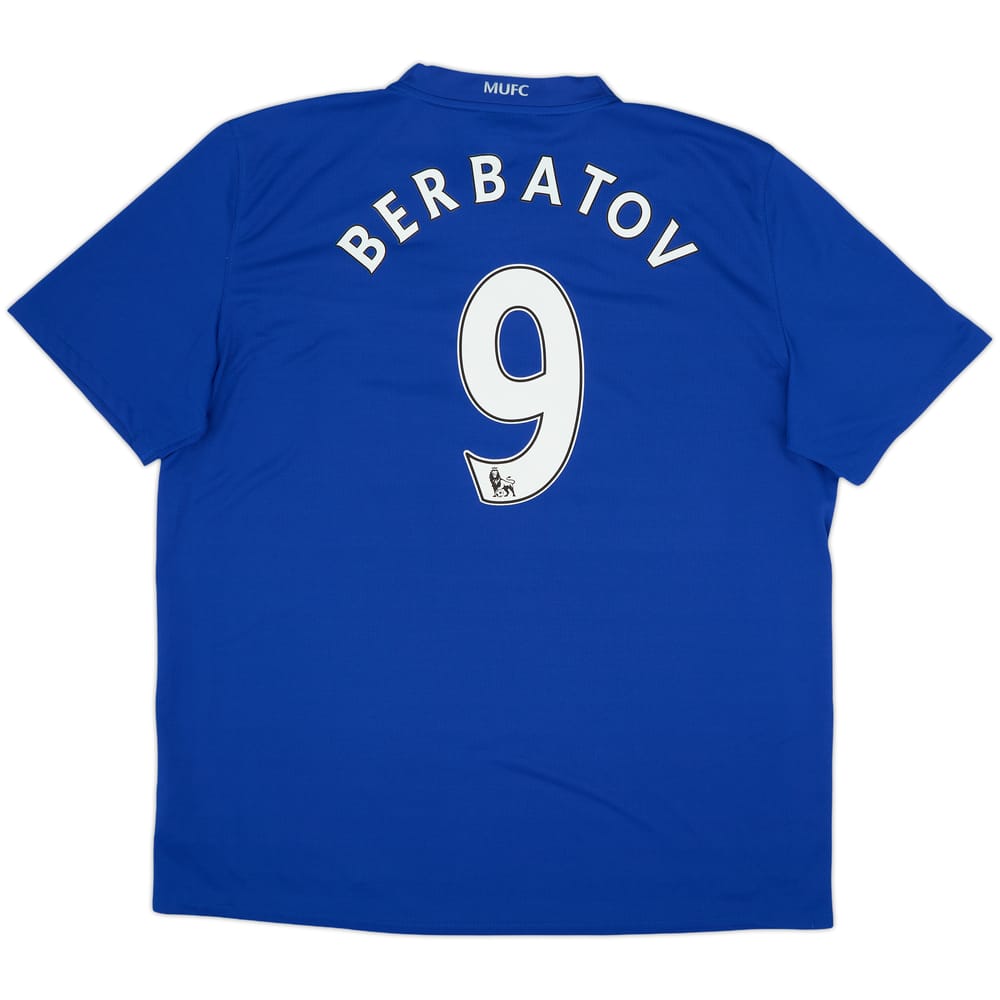 2008-09 Manchester United Third Shirt Berbatov #9 - 9/10 - (XXL)