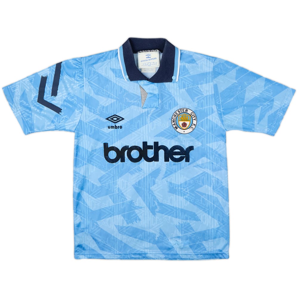 Camiseta de local del Manchester City 1991-93 - 4/10 - (L. Niños)