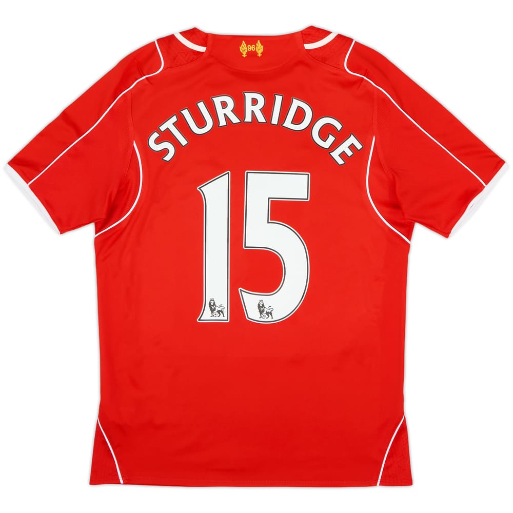2014-15 Liverpool Home Shirt Sturridge #15 - 9/10 - (S)