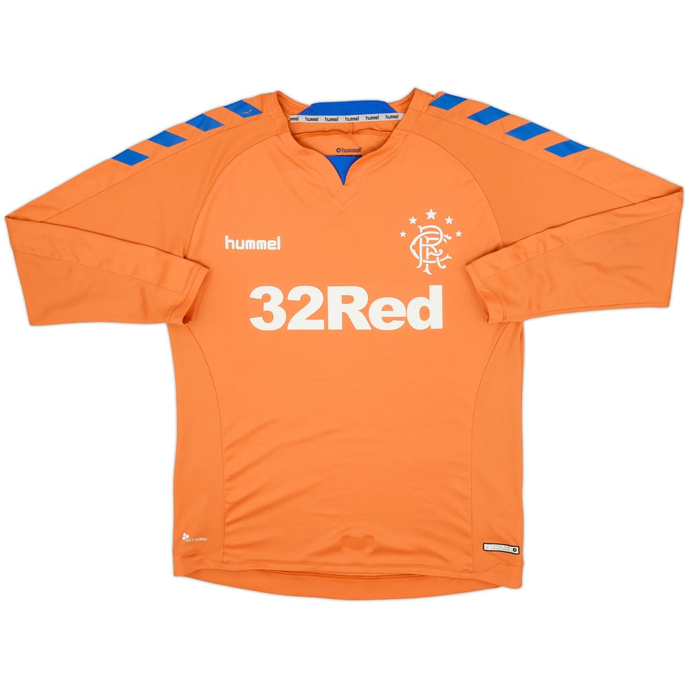 2018-19 Rangers Third L/S Shirt - 6/10 - (M)