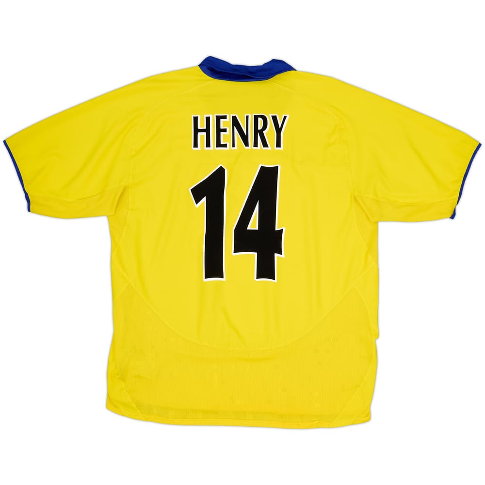 2003-05 Arsenal Away Shirt Henry #14 - 8/10 - (XL)