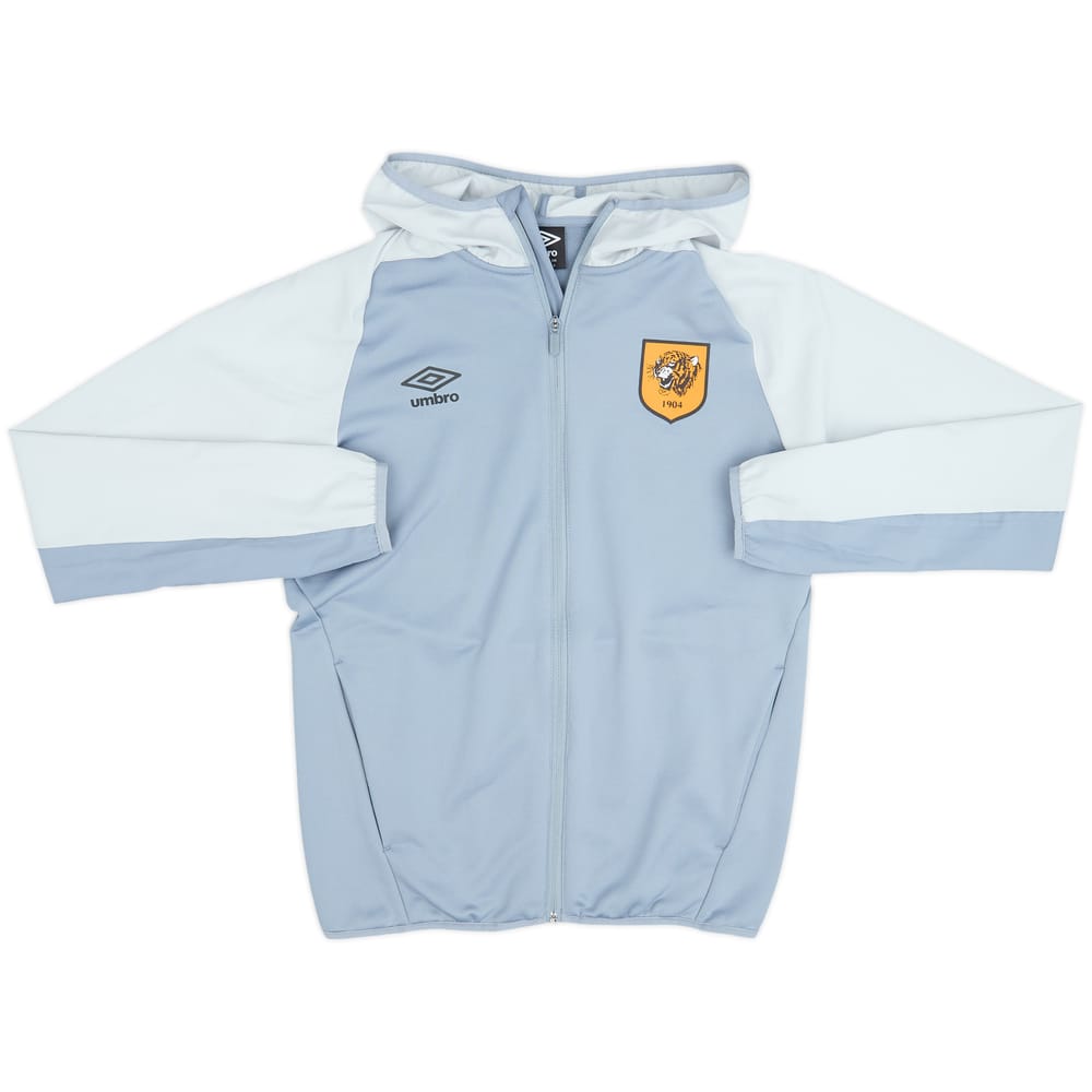 2018-19 Hull City Umbro Hooded Track Jacket - 10/10 - (S)