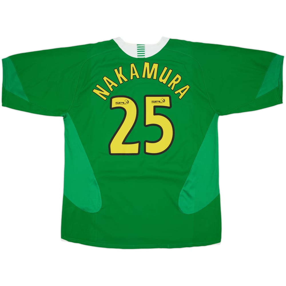 2005-06 Celtic Away Shirt Nakamura #25 - 6/10 - (XL)