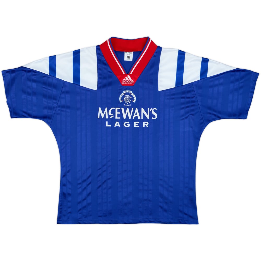 1992-94 Rangers Home Shirt - 8/10 - (L/XL)
