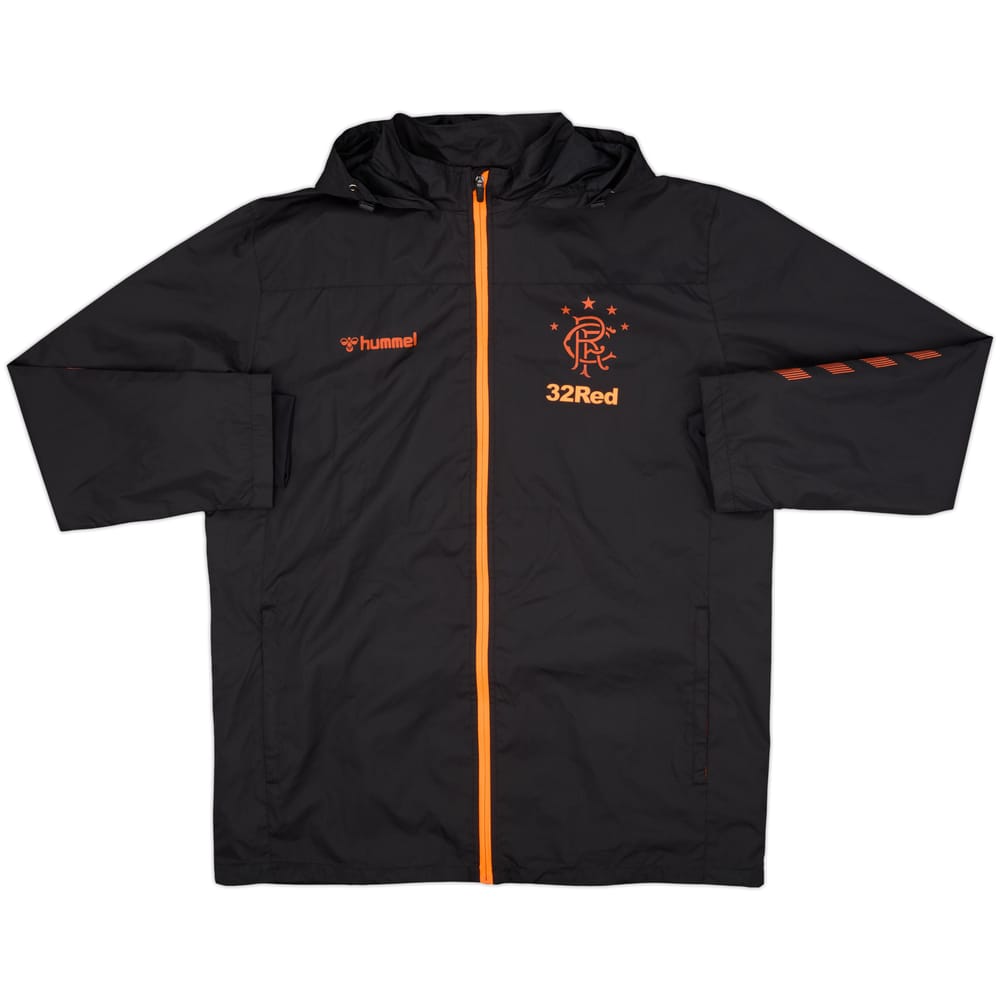 2022-23 Rangers Castore Hooded Rain Jacket - 8/10 - (XL)