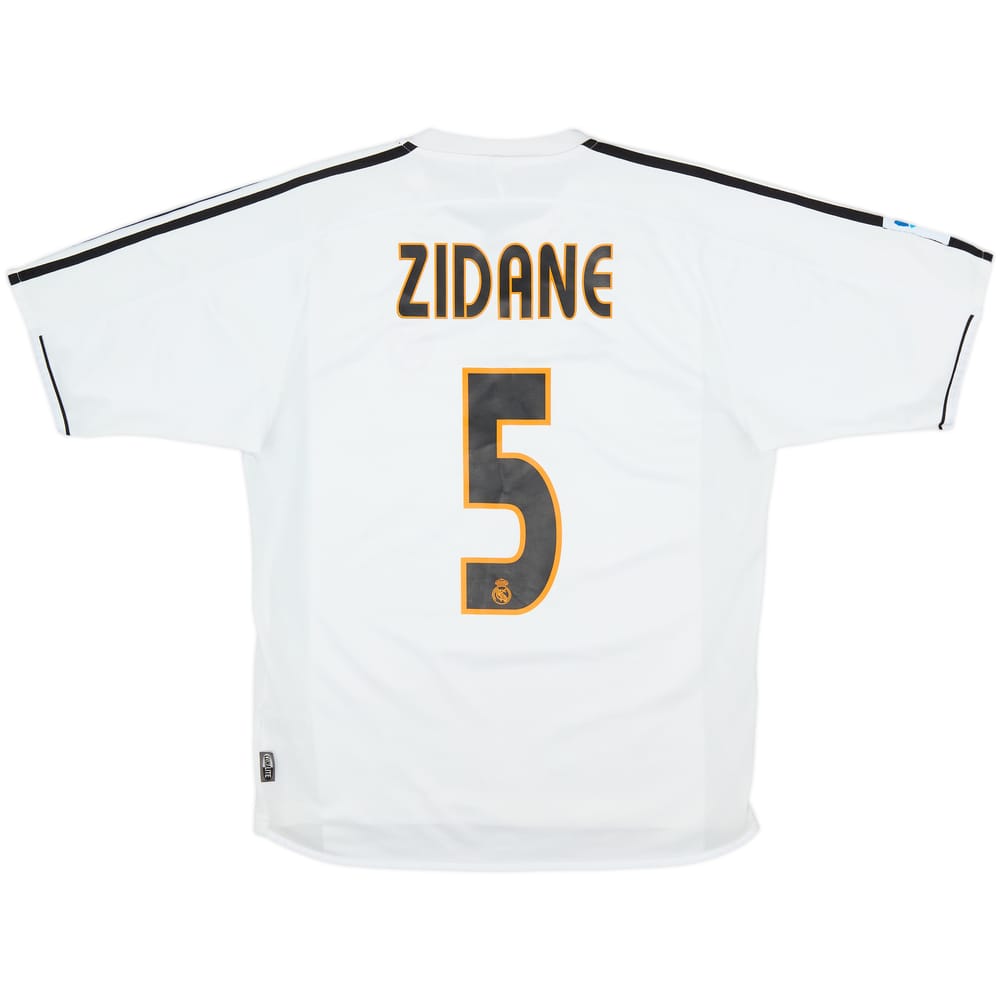 2003-04 Real Madrid Camiseta Local Zidane #5 - 8/10 - (M)