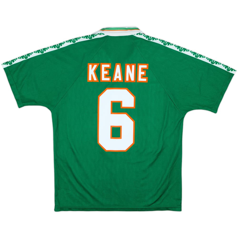 1996-98 Ireland Home Shirt Keane #6 - 9/10 - (L)