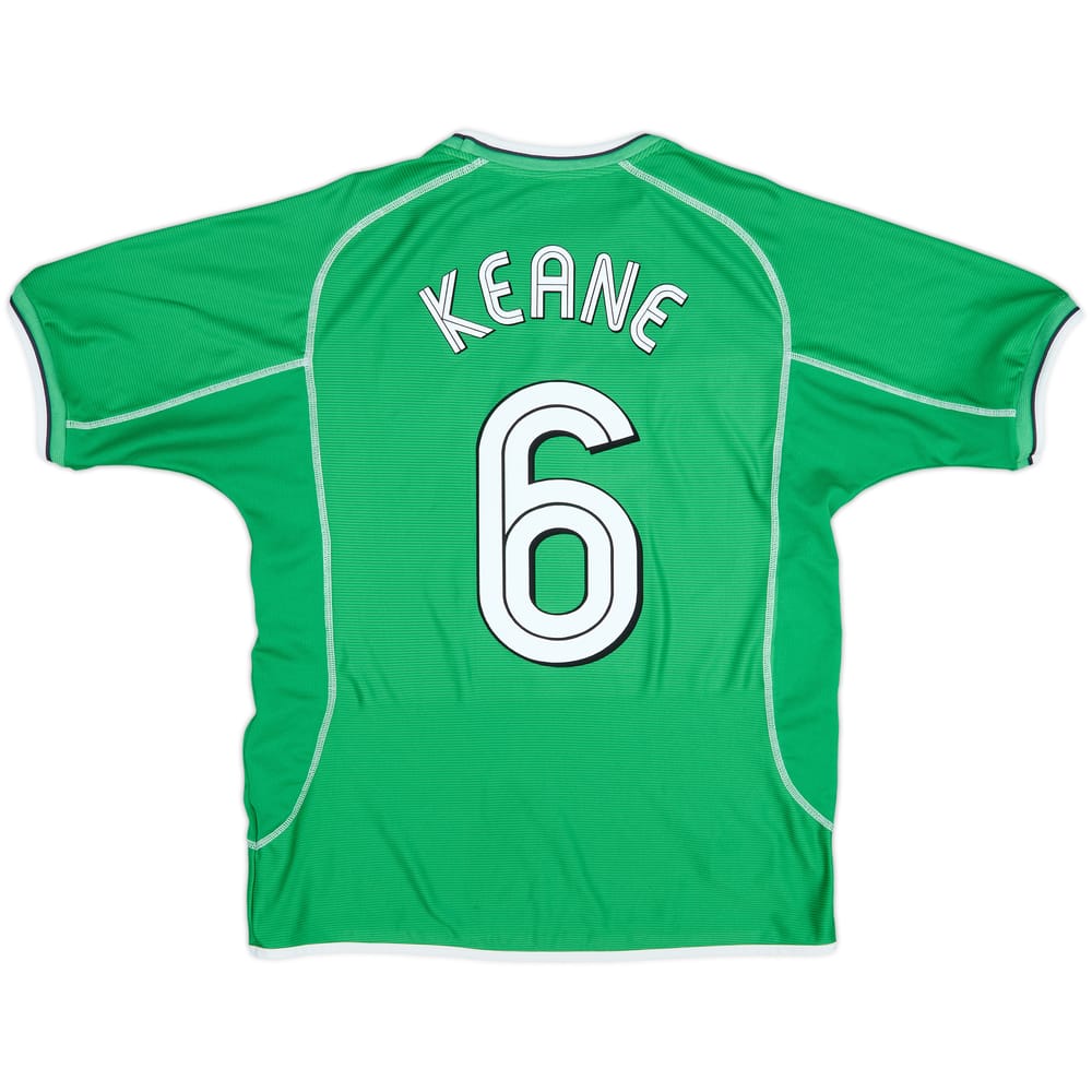 2002-03 Ireland Home Shirt Keane #6 - 8/10 - (L)