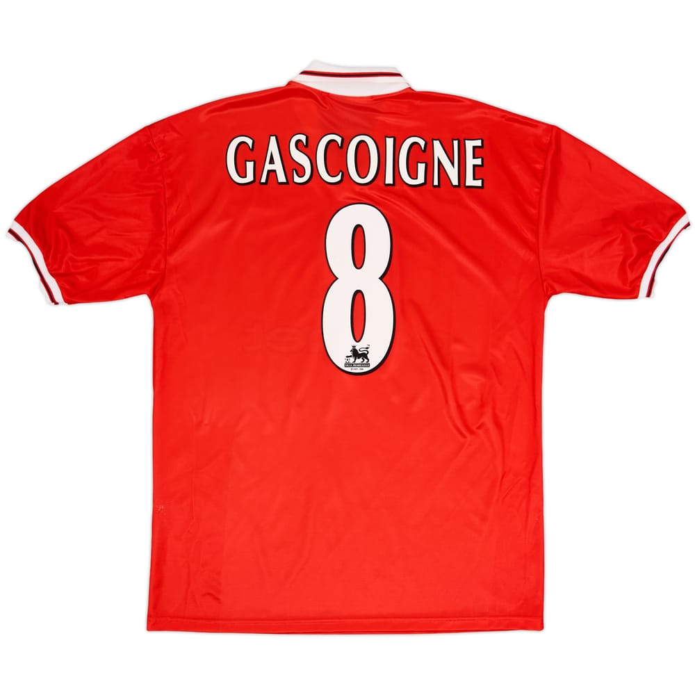 1998-99 Middlesbrough Camiseta Local Gascoigne #8 - 8/10 - (XL)