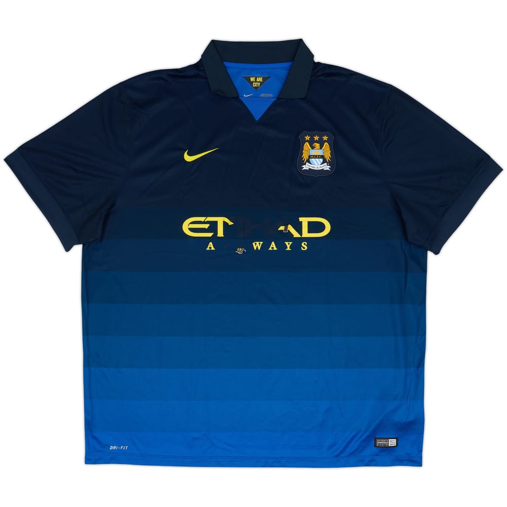 Camiseta de visitante del Manchester City 2014-15 - 4/10 - (3XL)