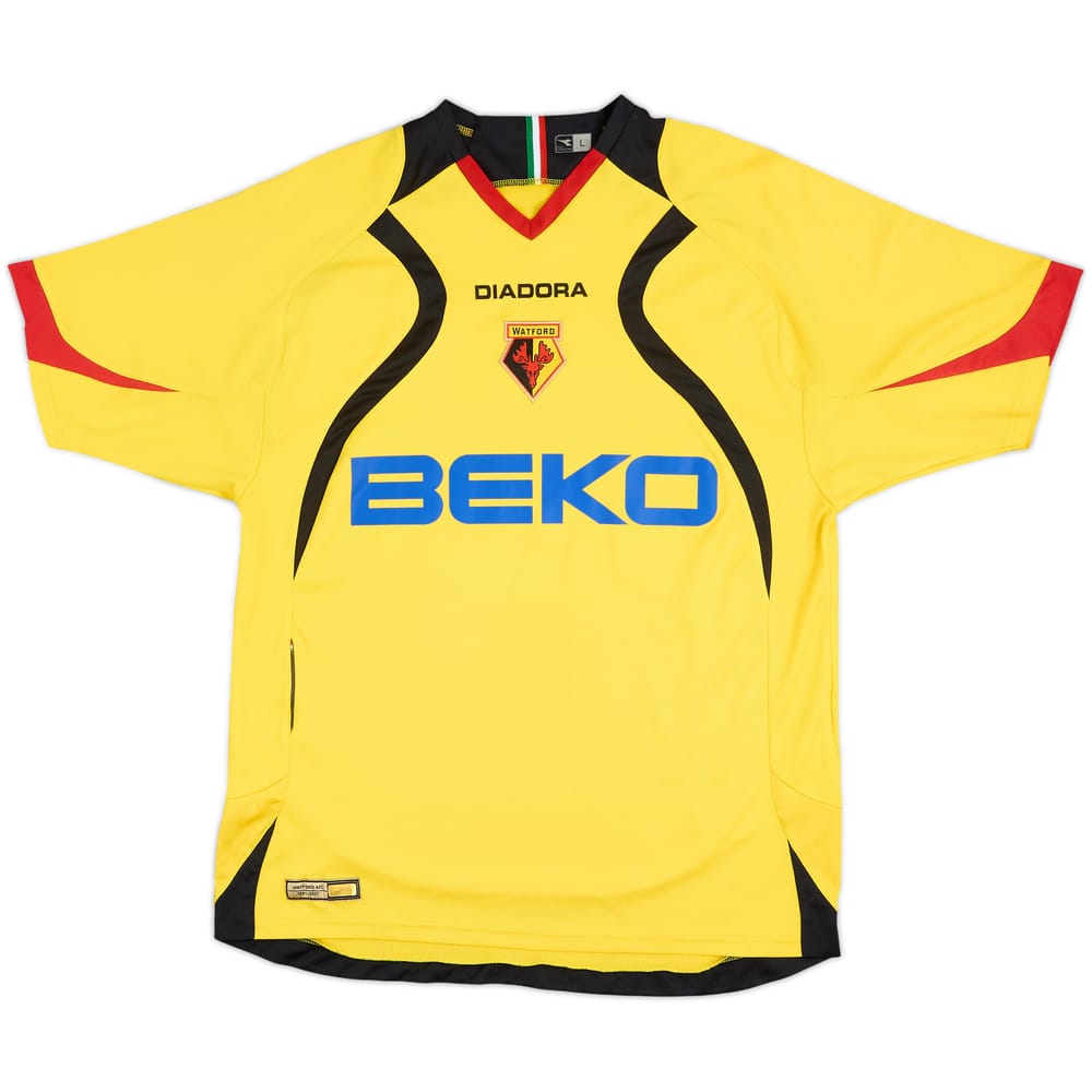 2007-08 Watford Home Shirt - 9/10 - (L)