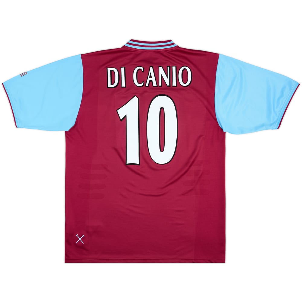 1999-01 West Ham Home Shirt Di Canio #10 - 8/10 - (XL)