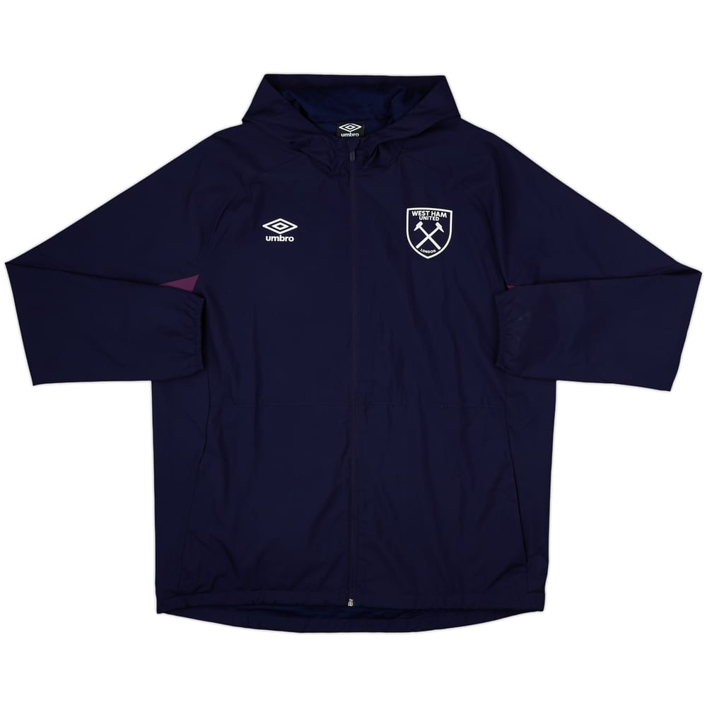 2019-20 West Ham Umbro Hooded Track Jacket - 7/10 - (XL)