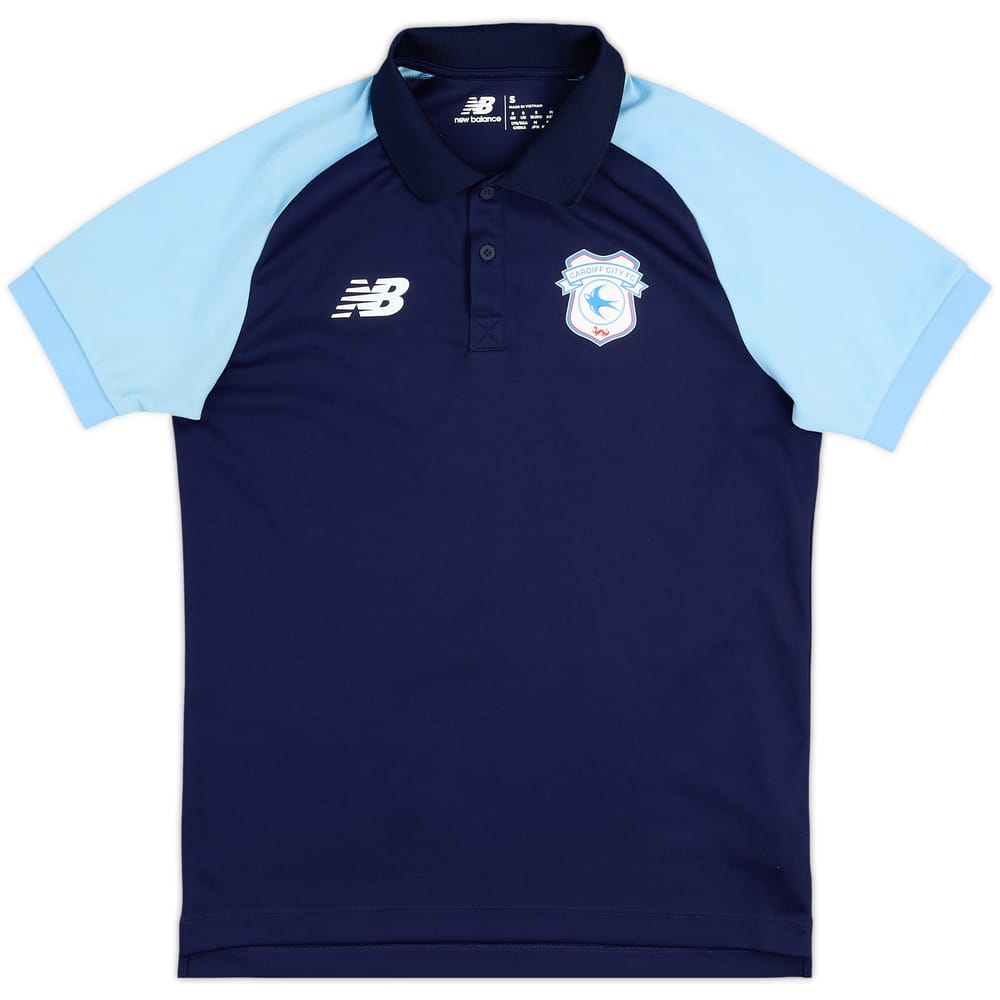 2023-24 Cardiff City New Balance Polo Shirt - 10/10 - (S)