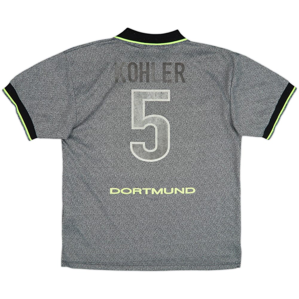 1997-98 Borussia Dortmund Away Shirt Kohler #5 - 5/10 - (L)
