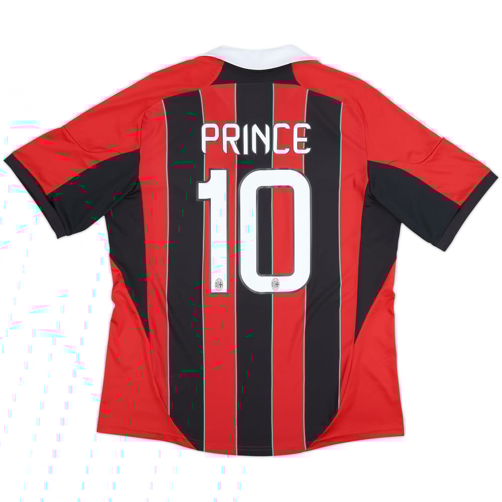 2012-13 AC Milan Home Shirt Prince #10 - 6/10 - (XL)