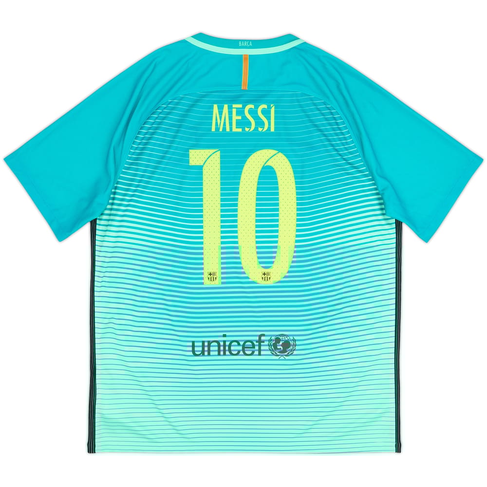2016-17 Barcelona Third Shirt Messi #10 - 8/10 - (XL)