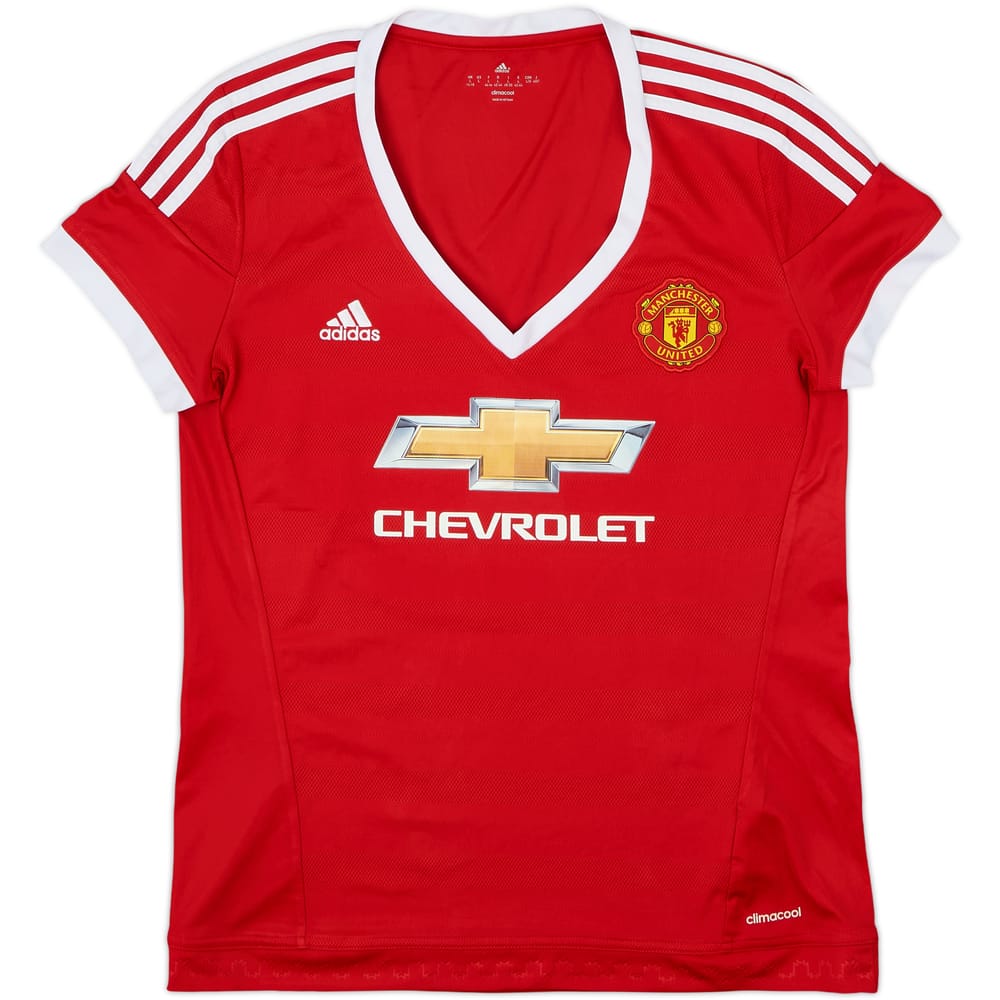 2015-16 Manchester United Home Shirt - 10/10 - (Women's L)