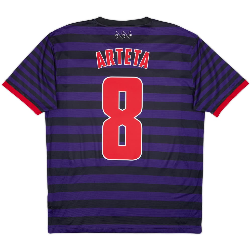 2012-13 Arsenal Away Shirt Arteta #8 - 7/10 - (L)