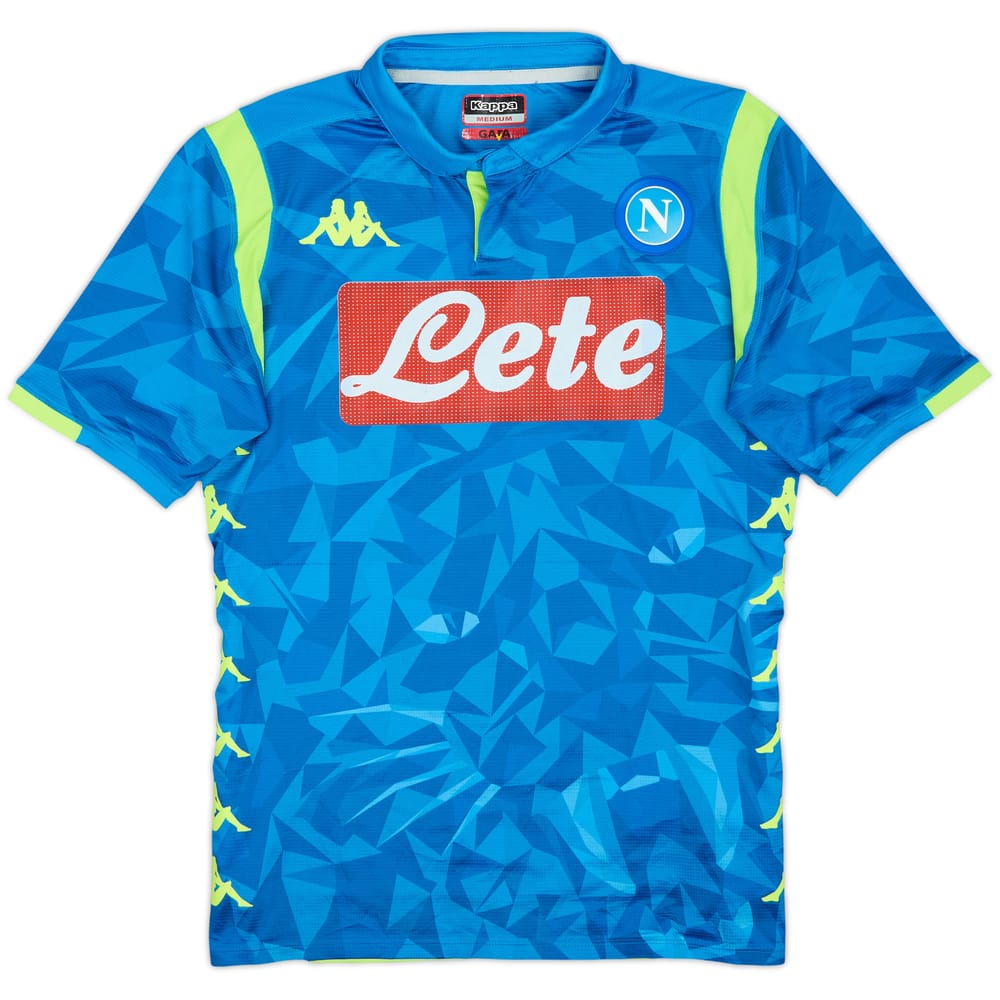 2018-19 Napoli Authentic Home Shirt - 5/10 - (M)
