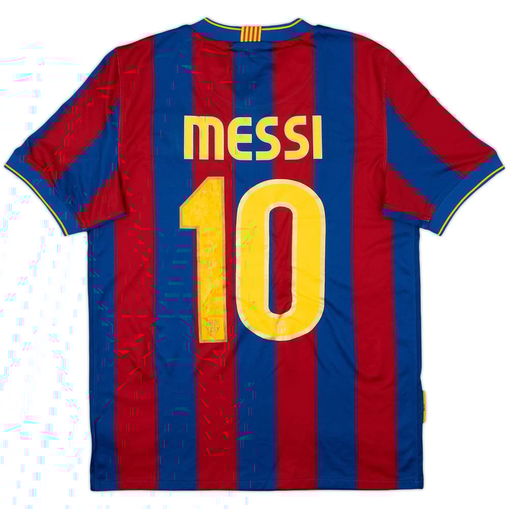 2009-10 Barcelona Camiseta de local Messi #10 - 7/10 - (S)