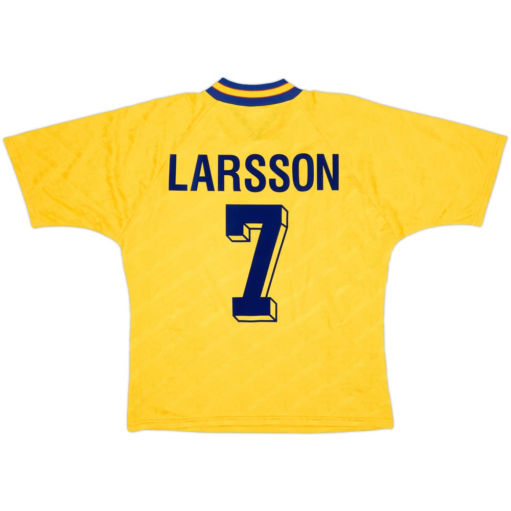 1994-96 Sweden Home Shirt Larsson #7 - 9/10 - (L)
