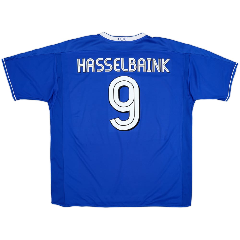 2003-05 Chelsea Home Shirt Hasselbaink #9 - 9/10 - (XXL)