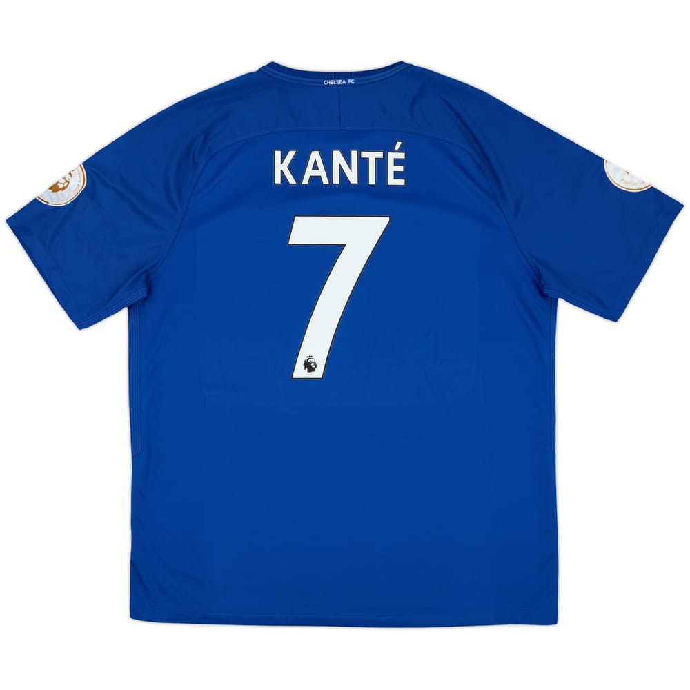 Camiseta de local del Chelsea 2017-18 Kante #7 - 6/10 - (XXL)