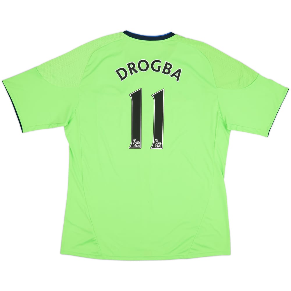Camiseta de la tercera equipación del Chelsea 2010-11 Drogba #11 - 8/10 - (XXL)