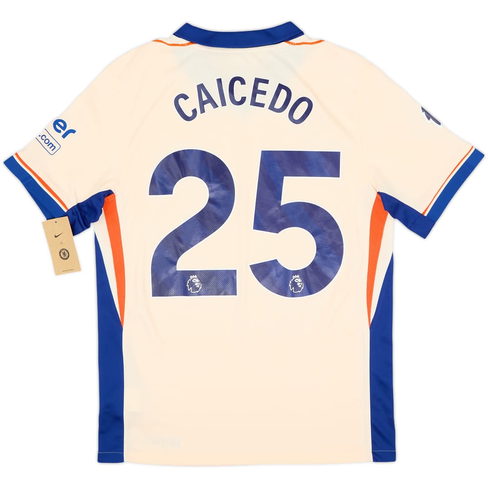 Camiseta de visitante del Chelsea 2024-25 Caicedo #25 (M)